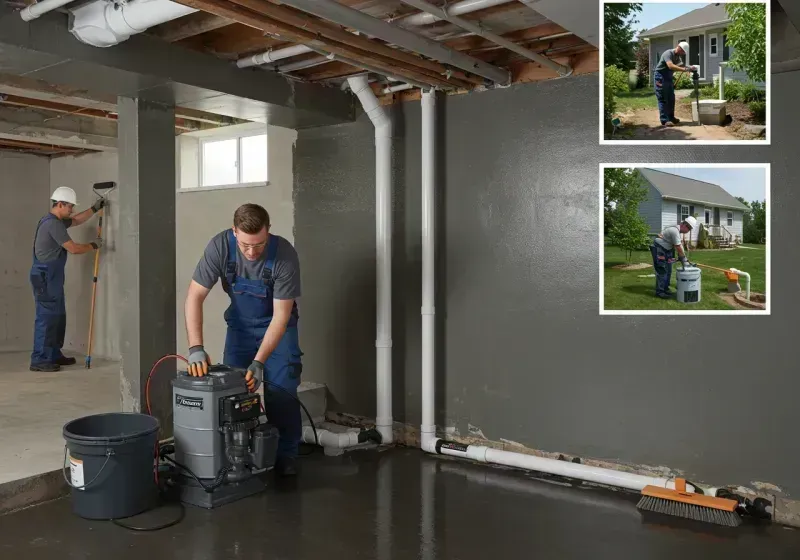 Basement Waterproofing and Flood Prevention process in North Liberty, IA